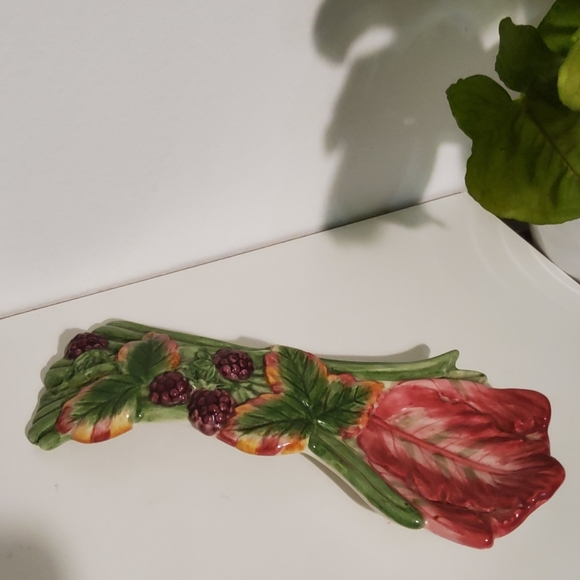 Vintage Fitz and Floyd Essentials Spoon Rest - Picture 2 of 5